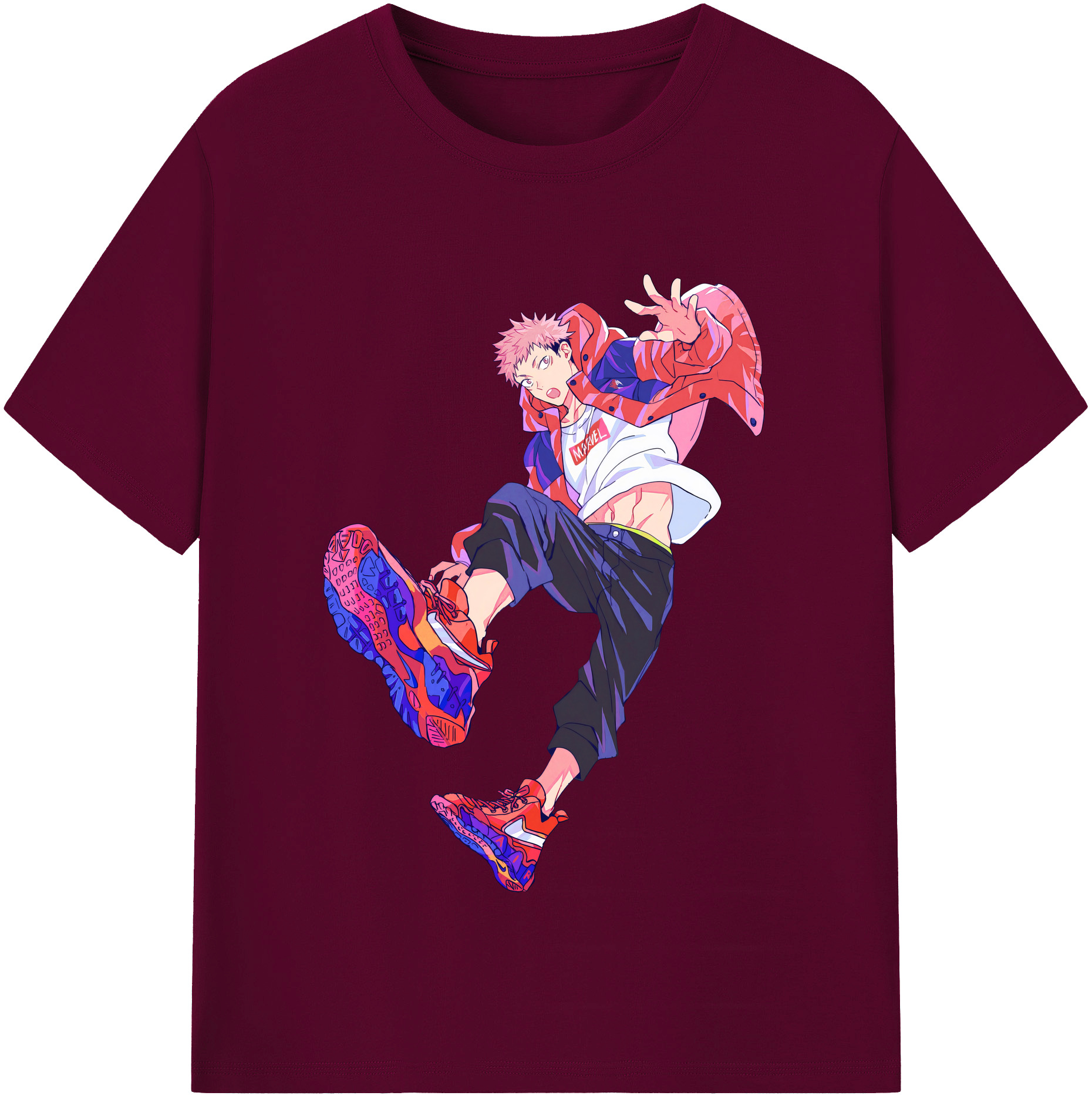 （画像用） 呪術廻戦 Jujutsu Kaisen レディースカジュアルプリントTシャツ（綿100％）